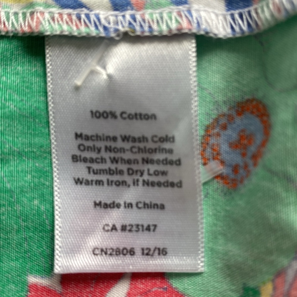 Talbots 100% cotton floral dress. Size 14 P. - Picture 6 of 8